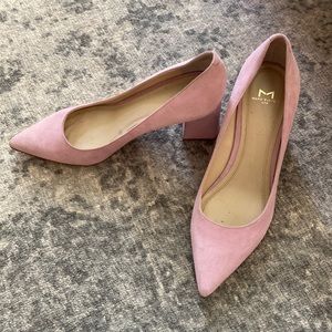 Pink Suede Marc Fisher Heels